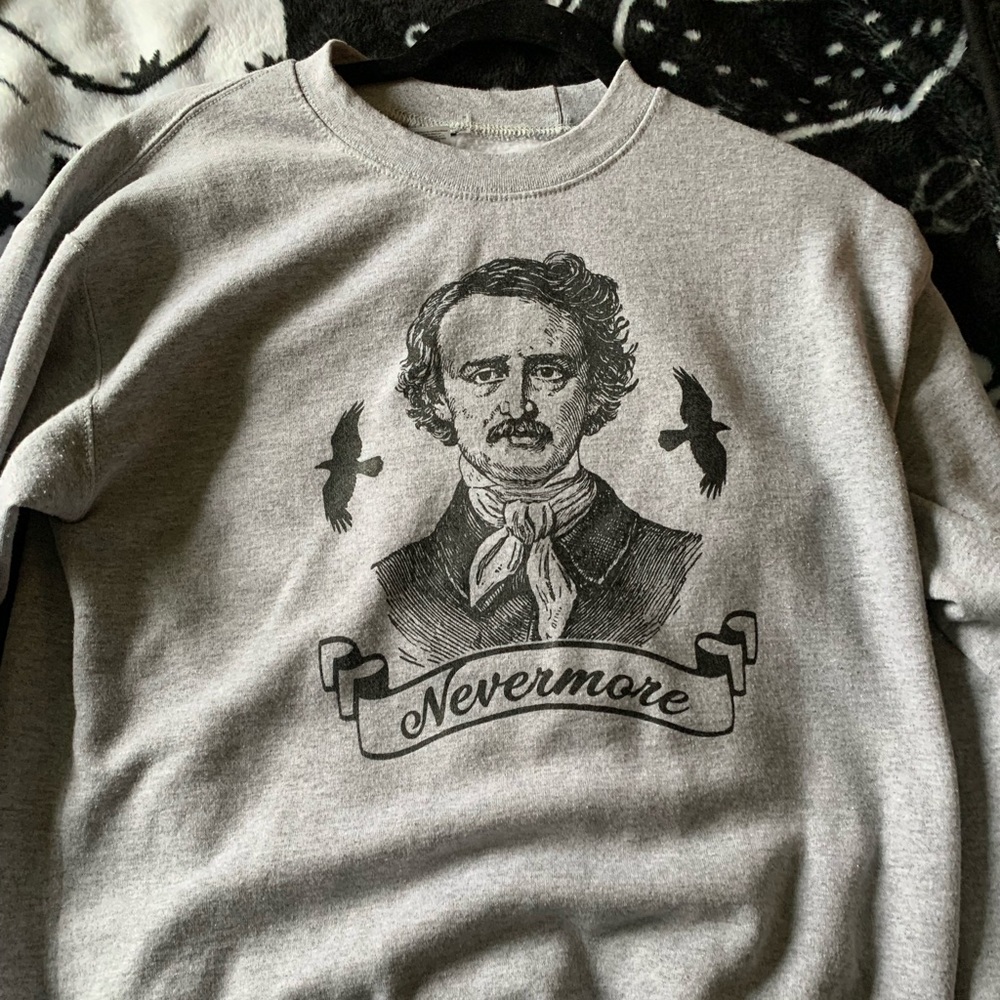 Edgar Allen Poe crew neck